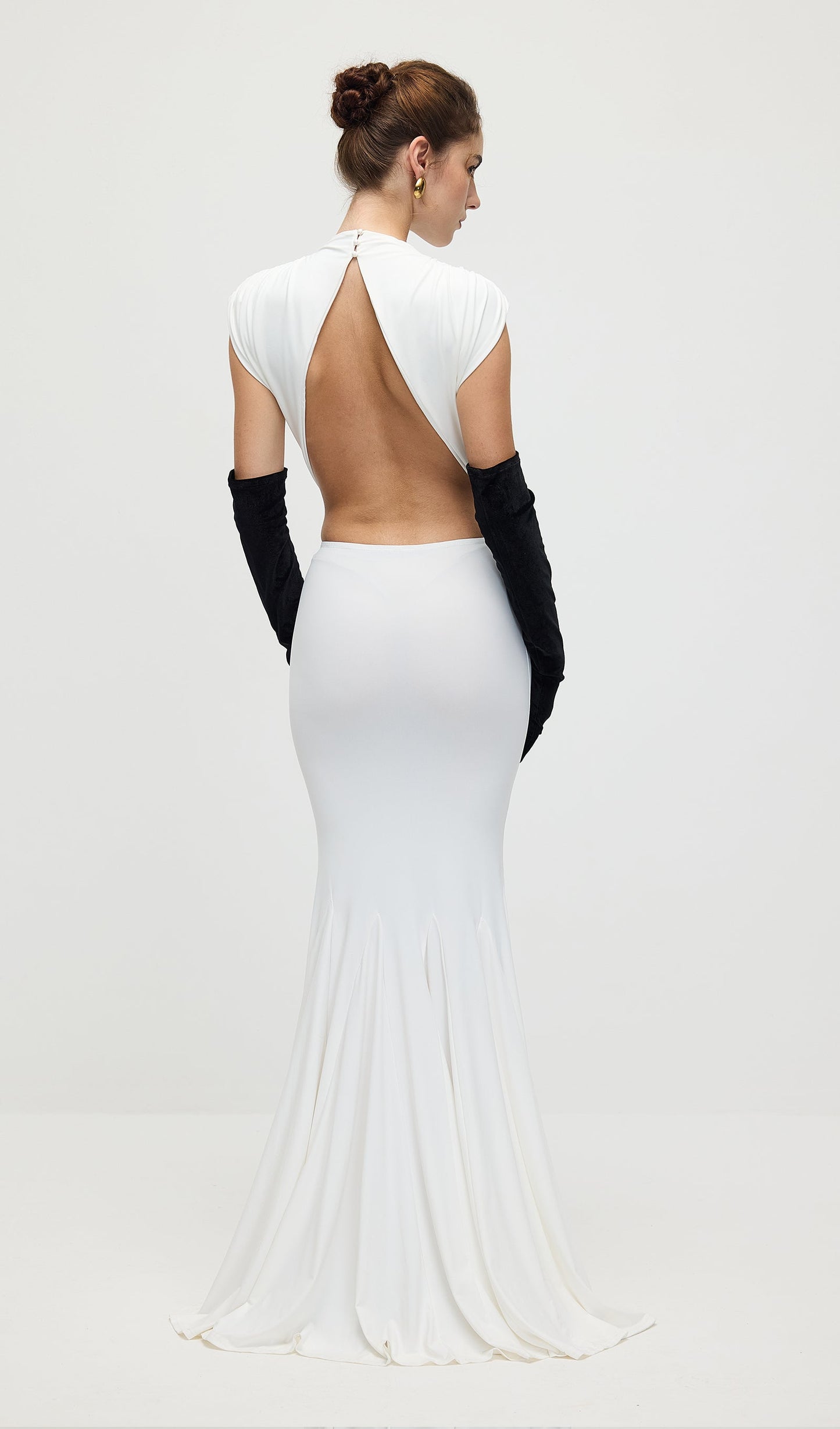 Jersey  Cut Out Detail Maxi Dress