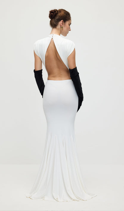 Jersey  Cut Out Detail Maxi Dress