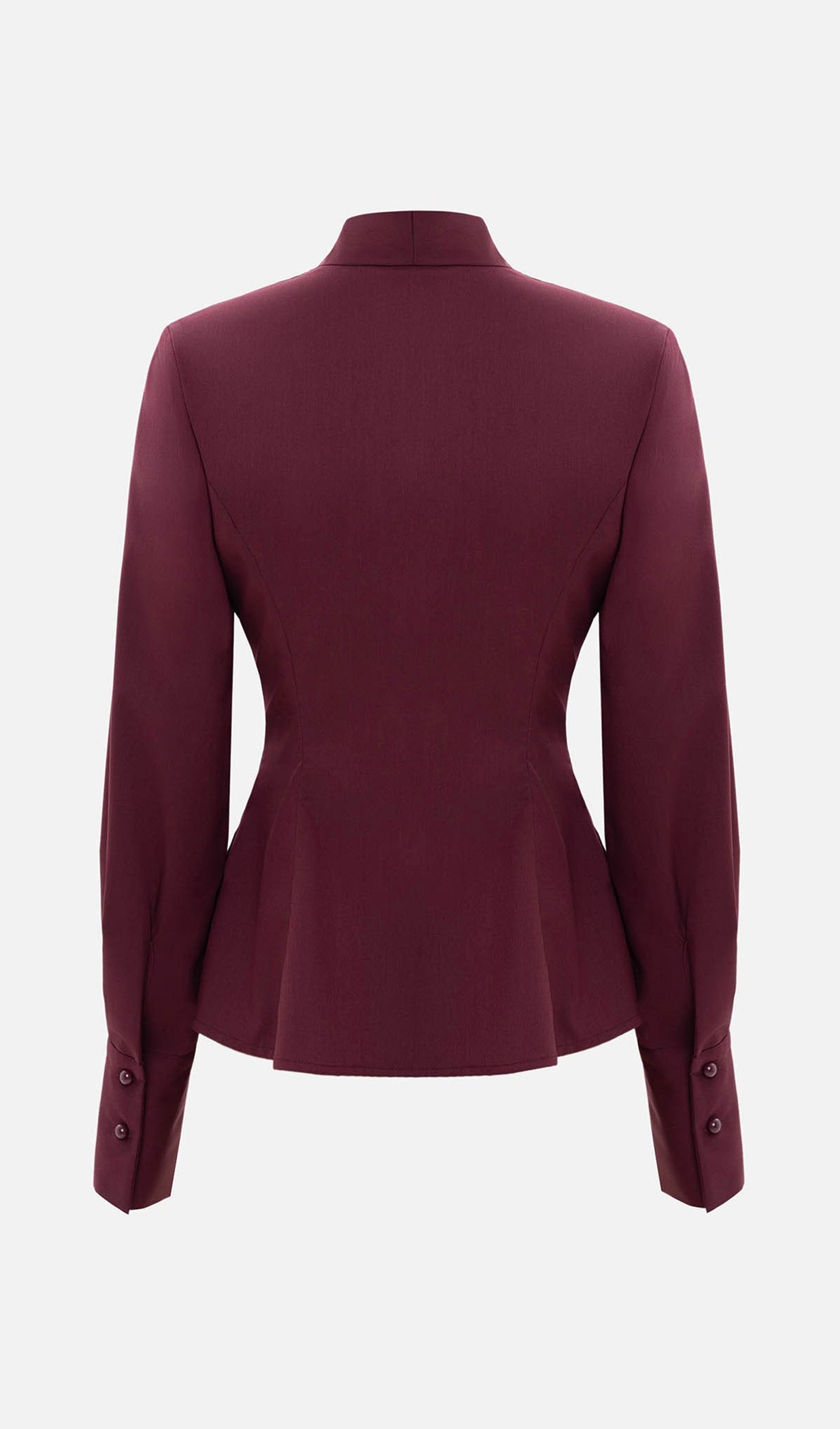 Fitted Wrap Blouse