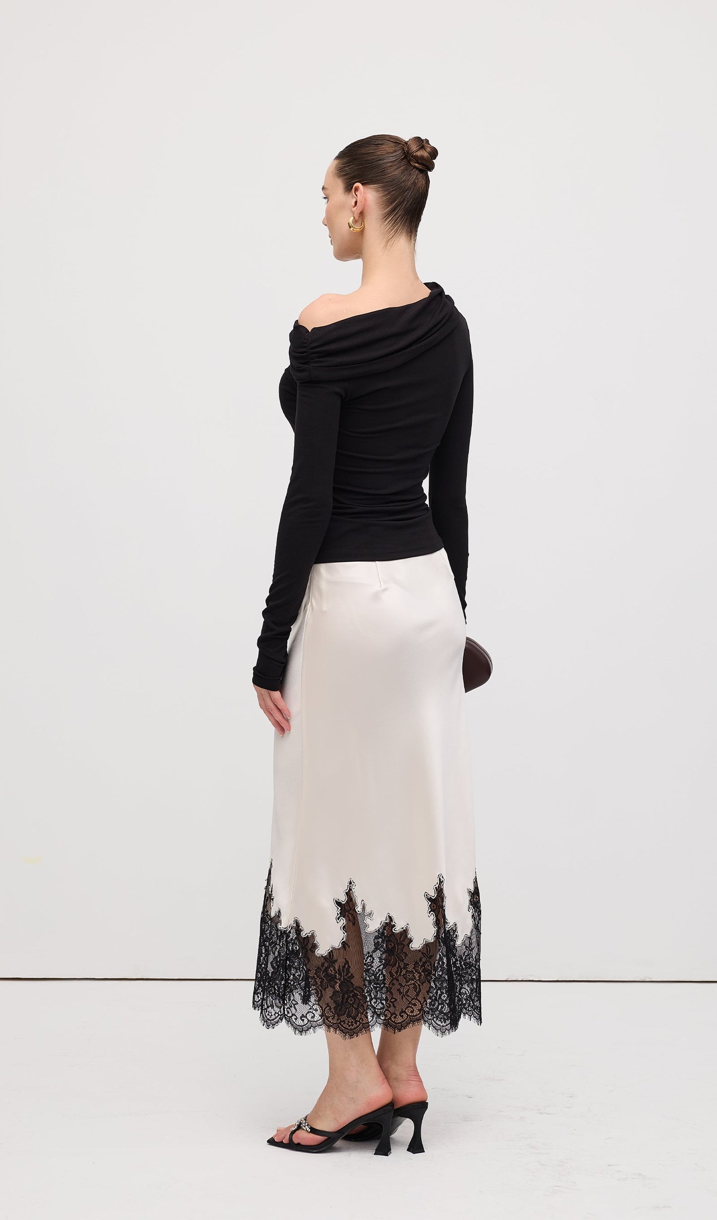 Pleated Off Shoulder Top