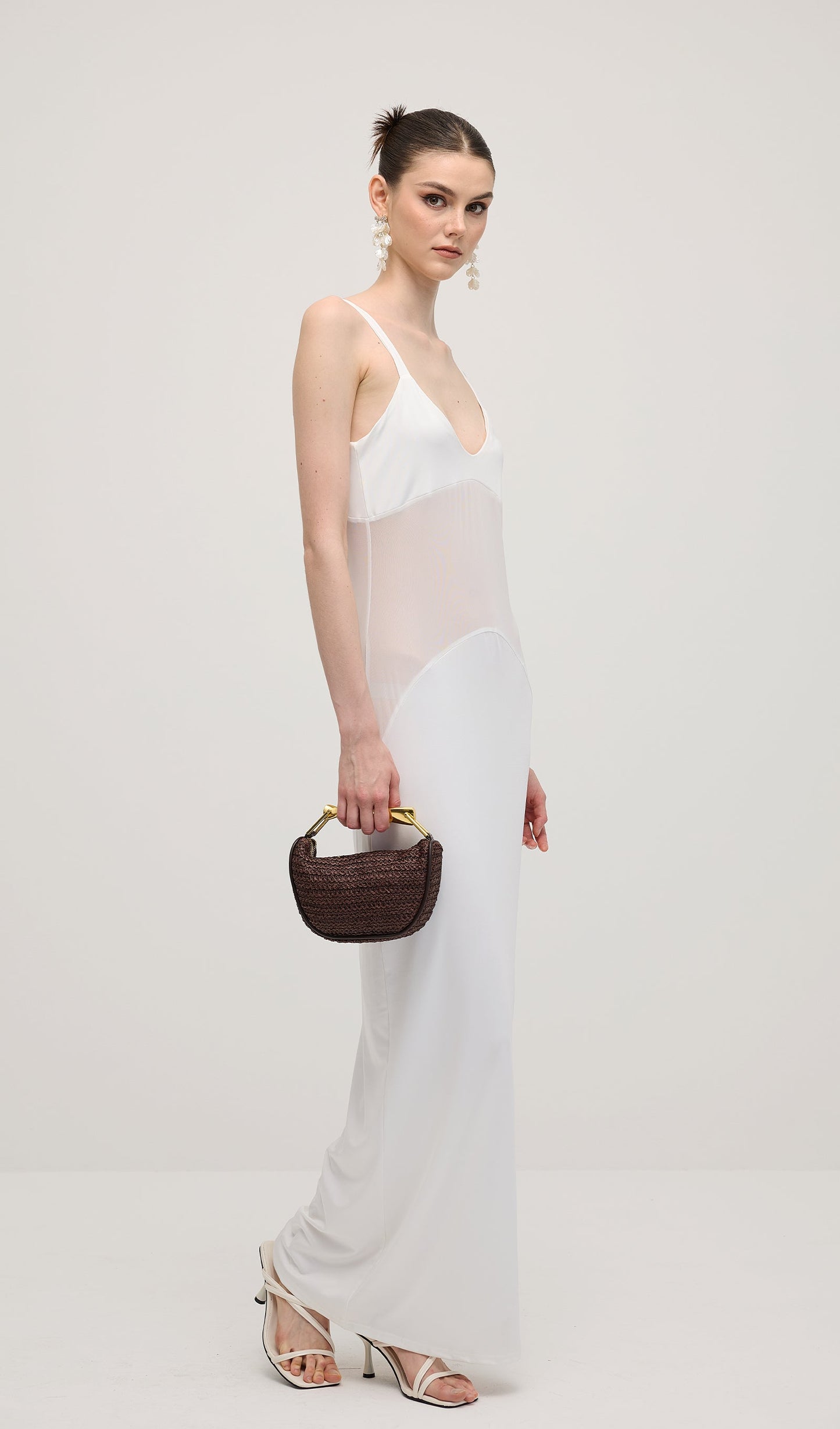 Sheer Knit Curve Maxi Dress