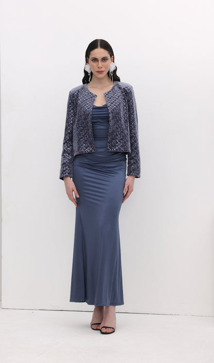 Velvet Embellished Jacket