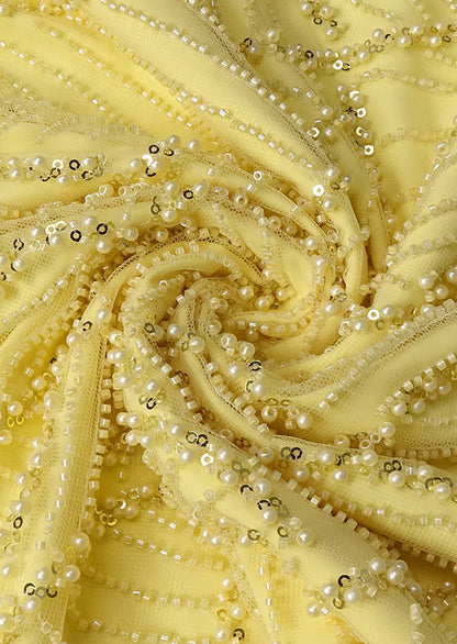 Halterneck Bowknot Beaded Maxi Gown