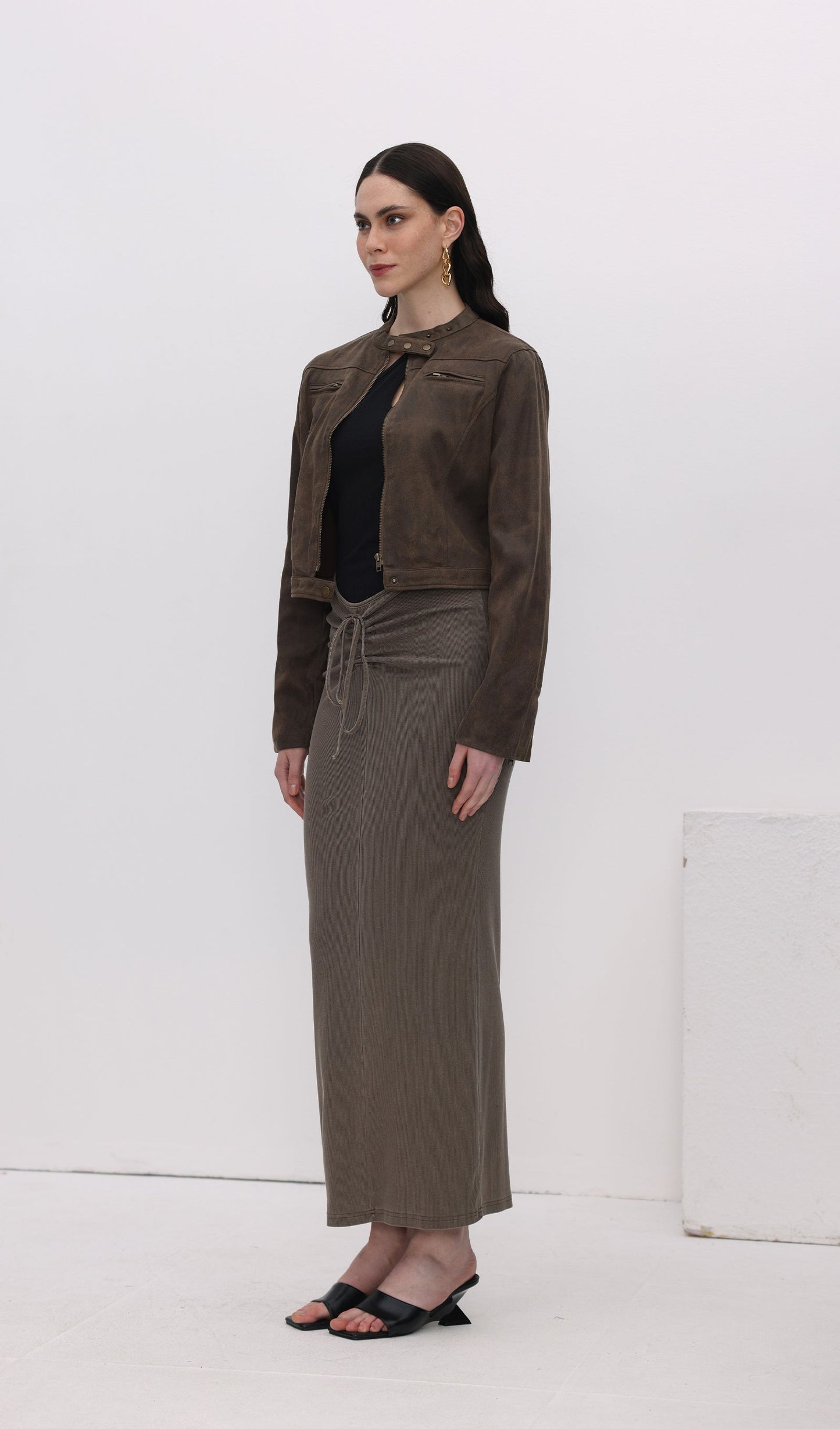 Moto Jacket Chocolate