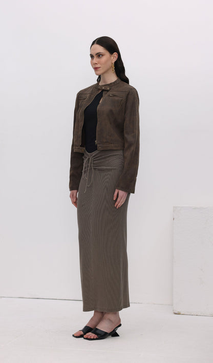 Moto Jacket Chocolate
