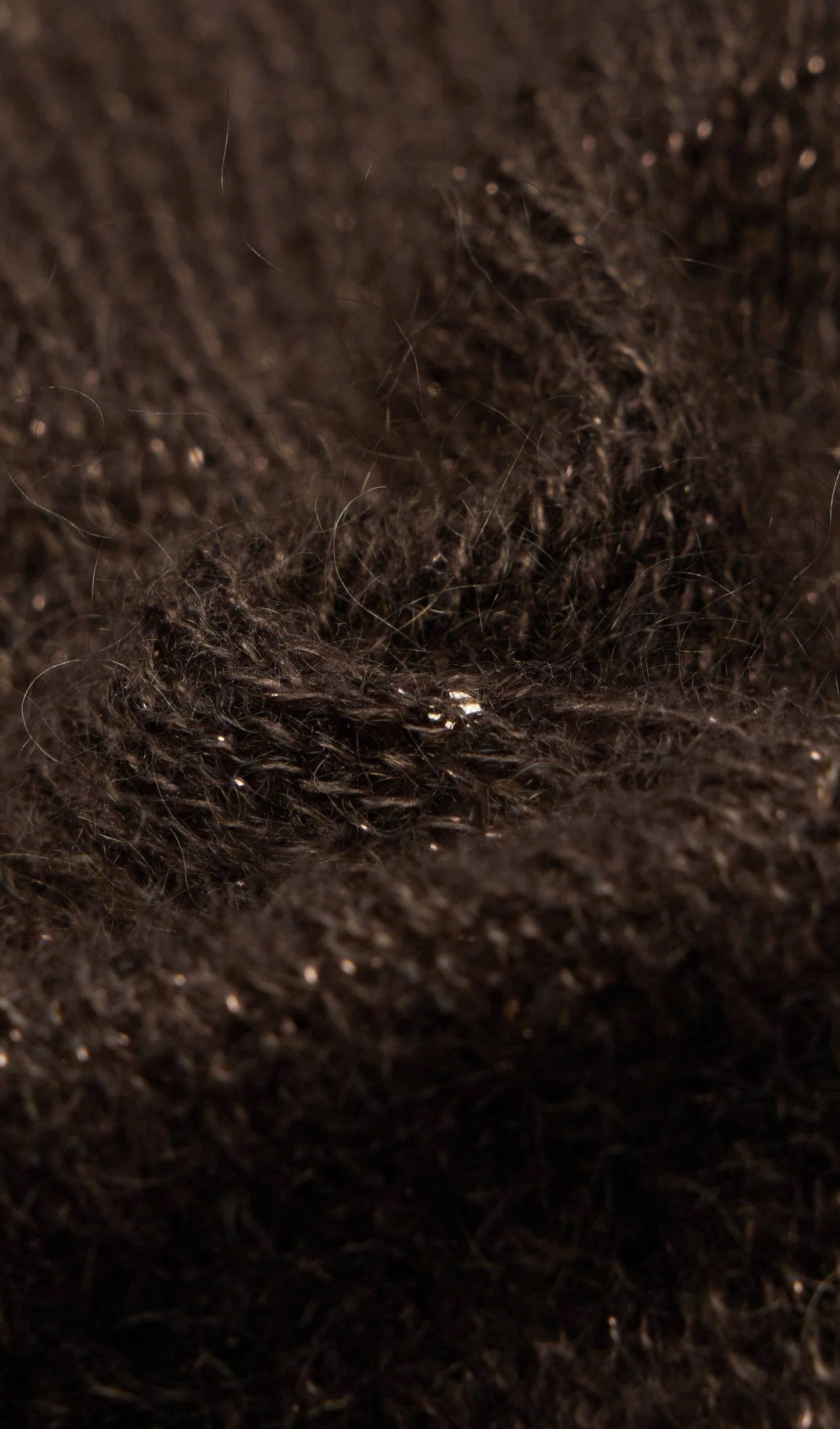 Ripped Detail Sequin Sweater