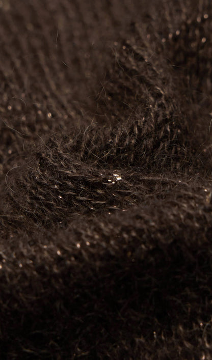 Ripped Detail Sequin Sweater