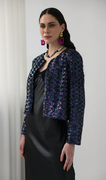 Sequined Embellished Jacket