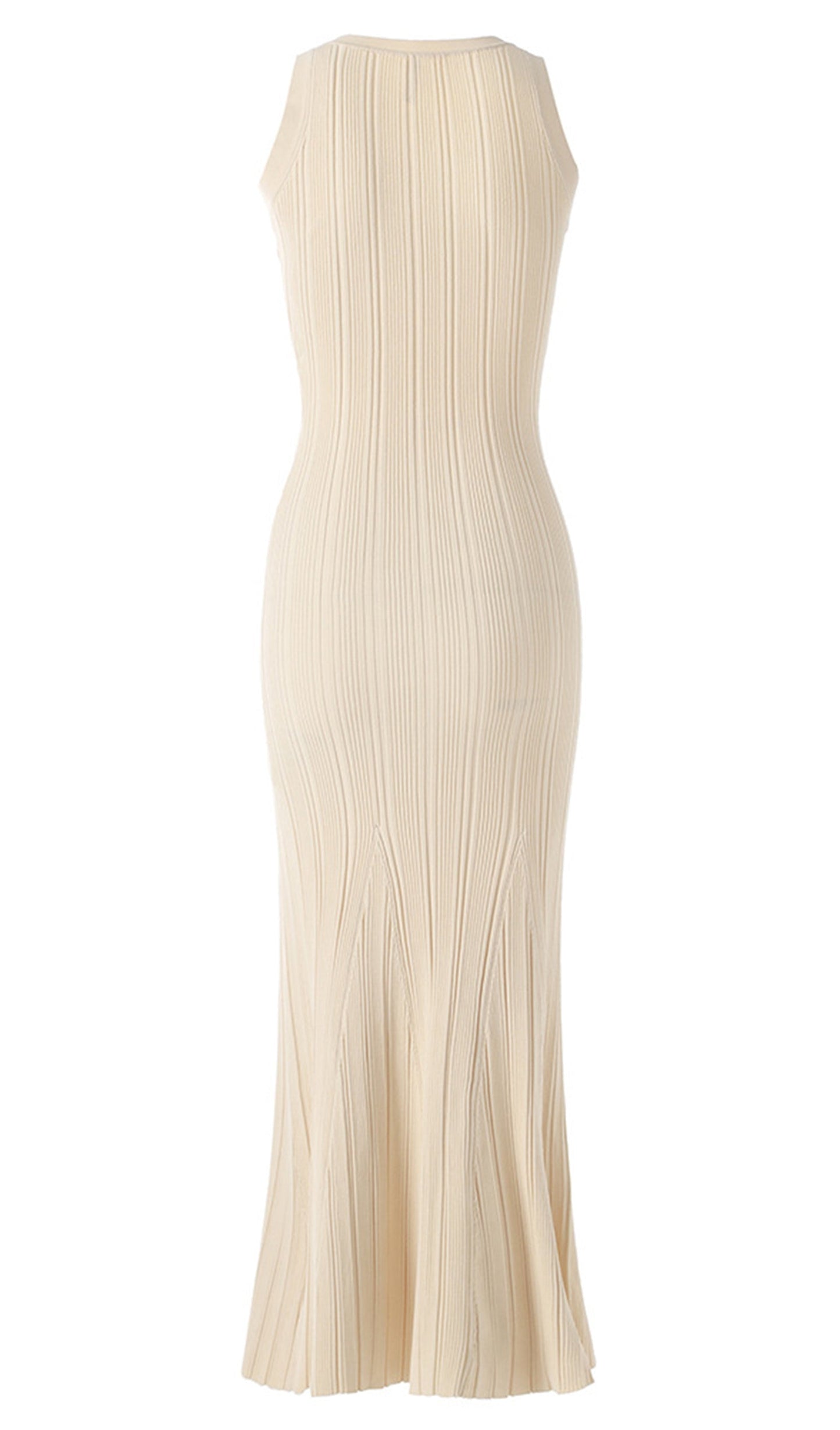 Metallic Button Knit Midi Dress