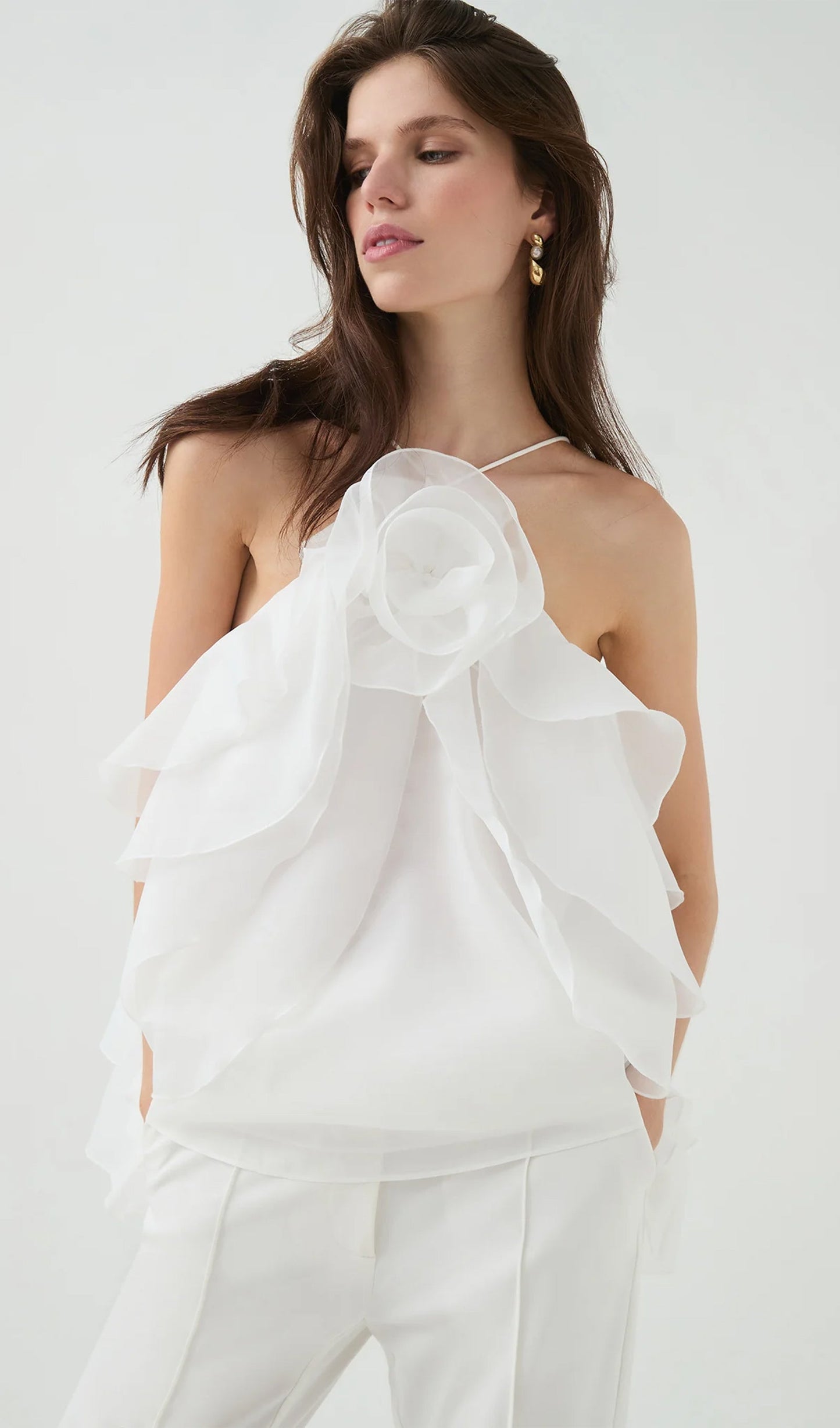 Sleeveless Layered Top