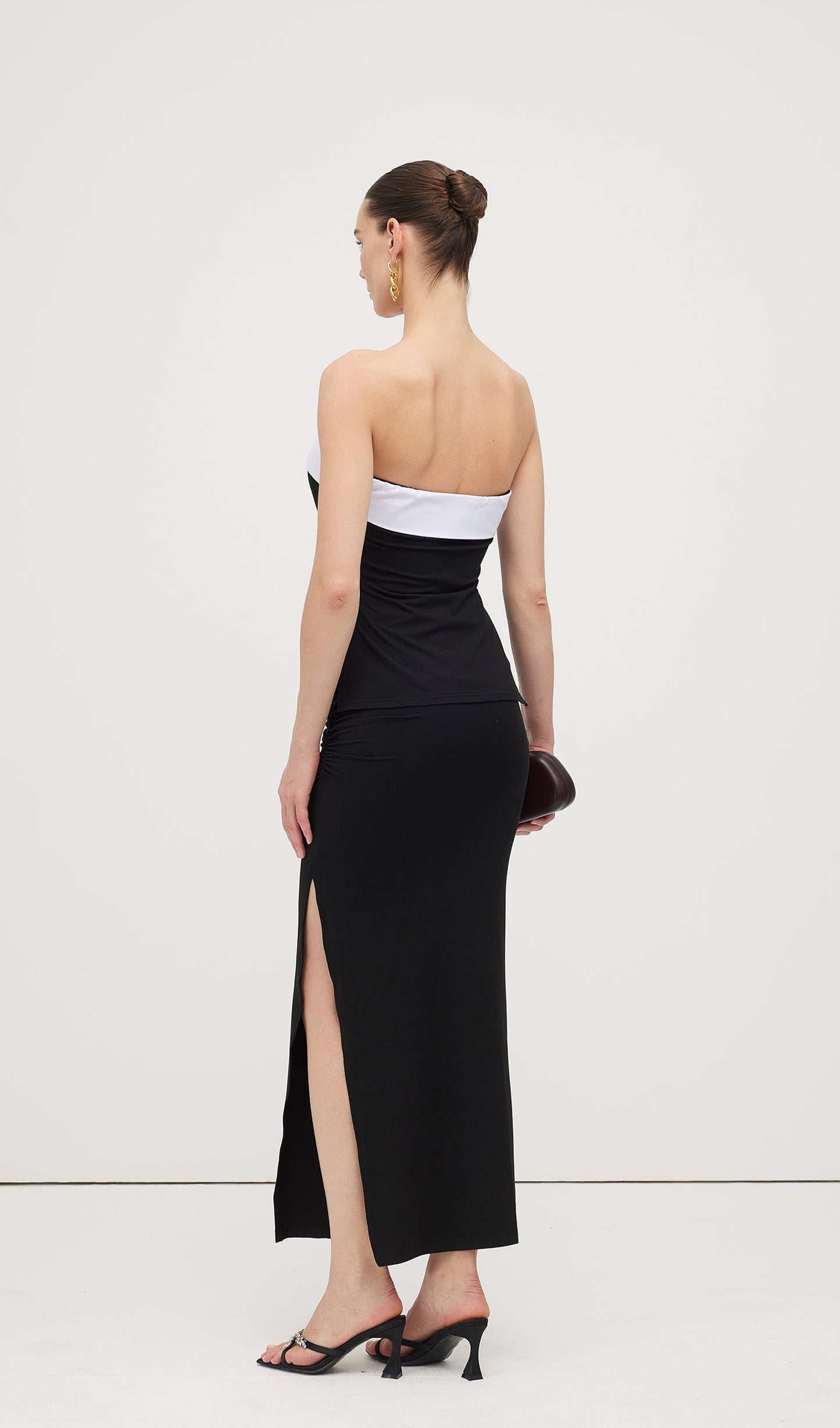 Colourbolck Slim Fit Tube Top