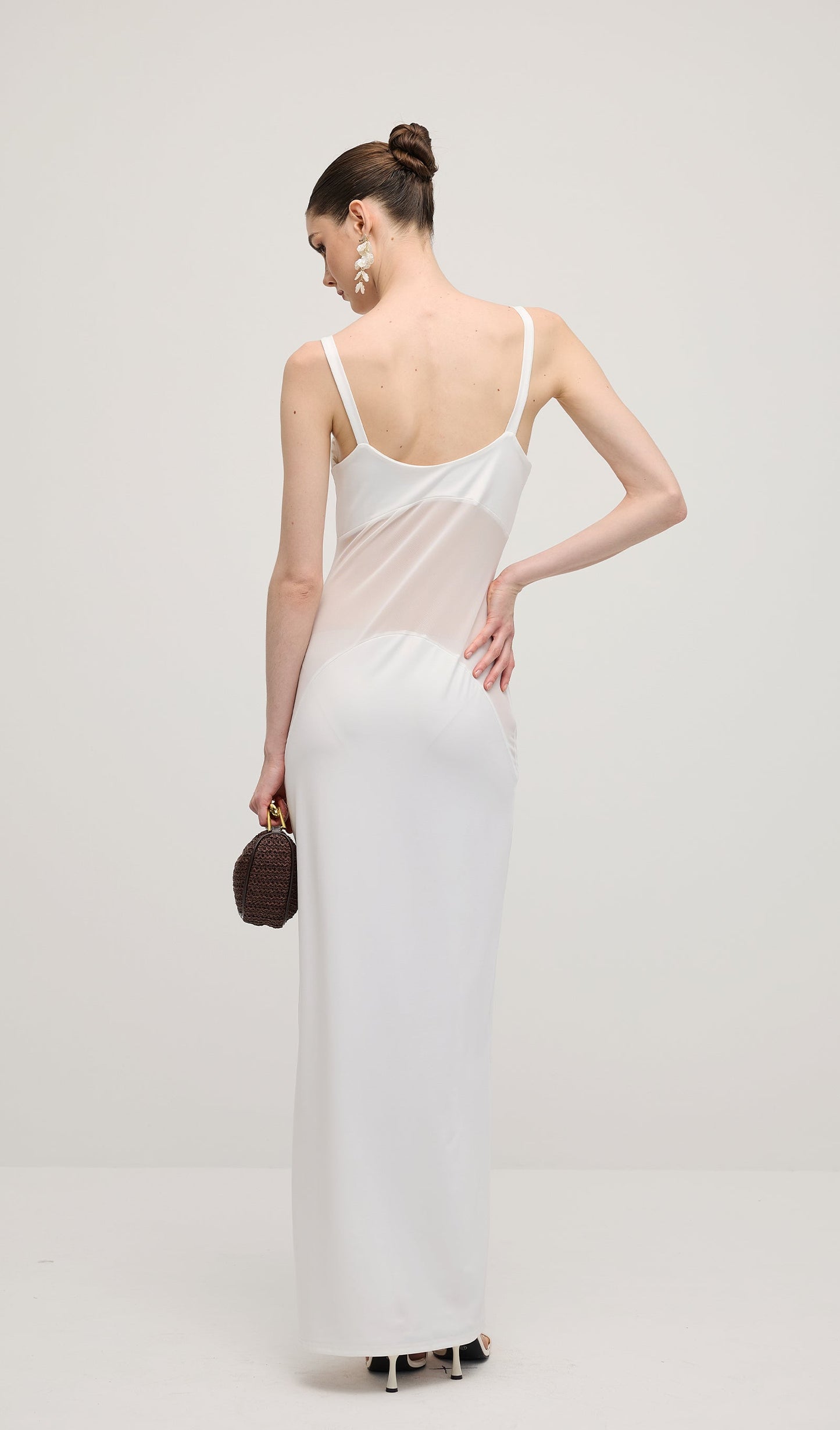 Sheer Knit Curve Maxi Dress