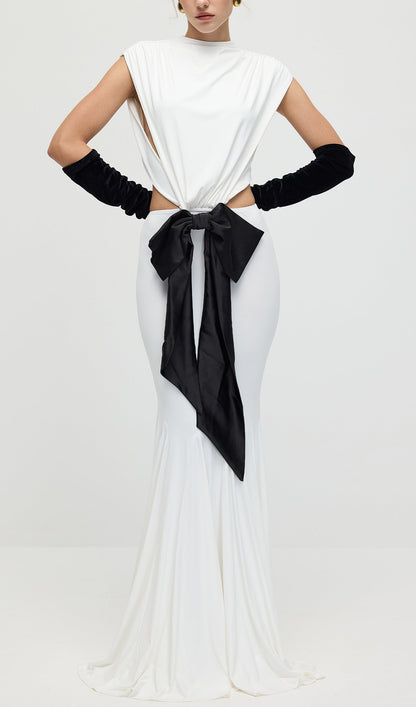 Jersey  Cut Out Detail Maxi Dress