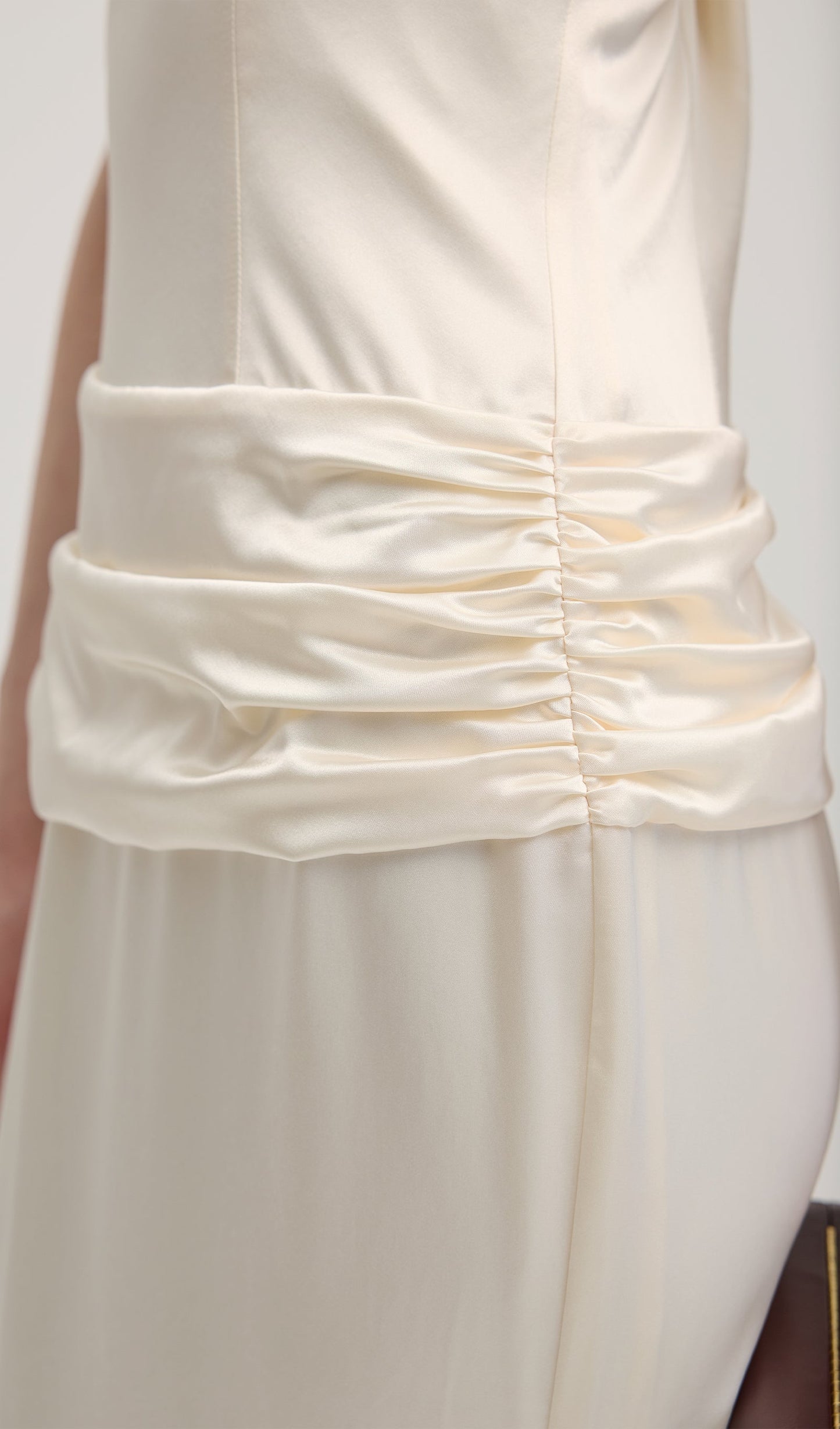Satin Bodycon Maxi Dress