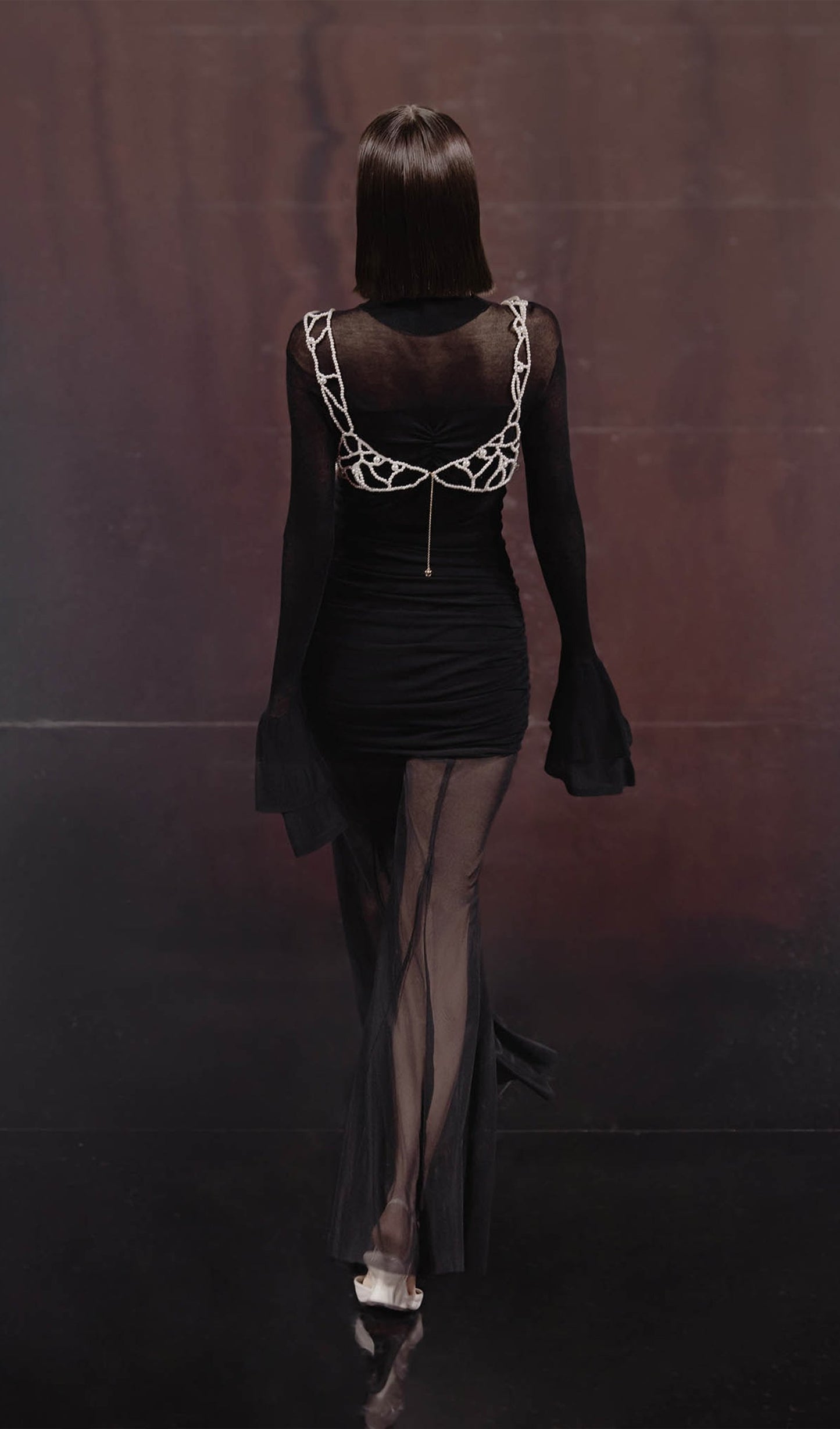 Semi Transparent Mini Dress