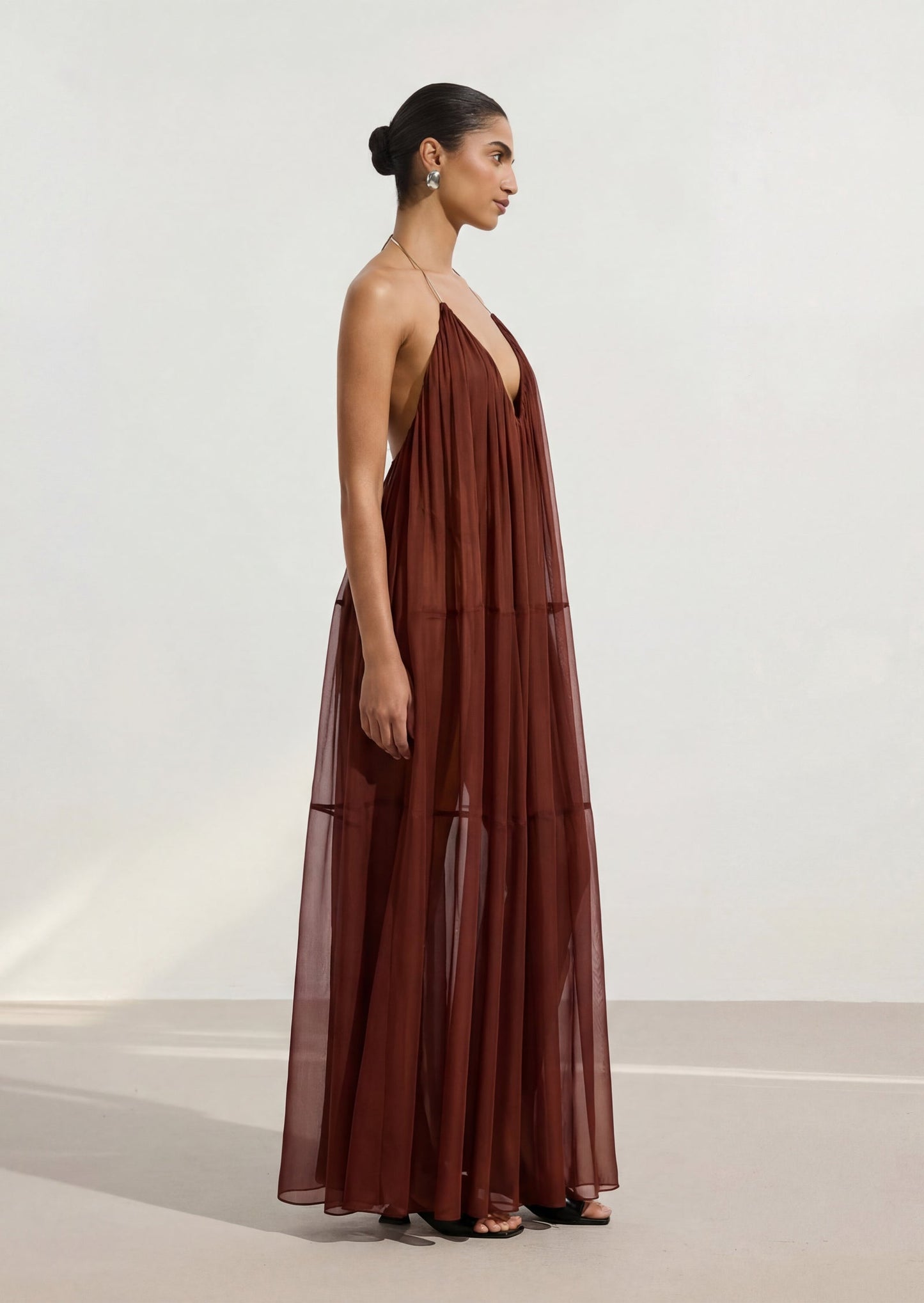 Arlet Halter Chiffon Dress