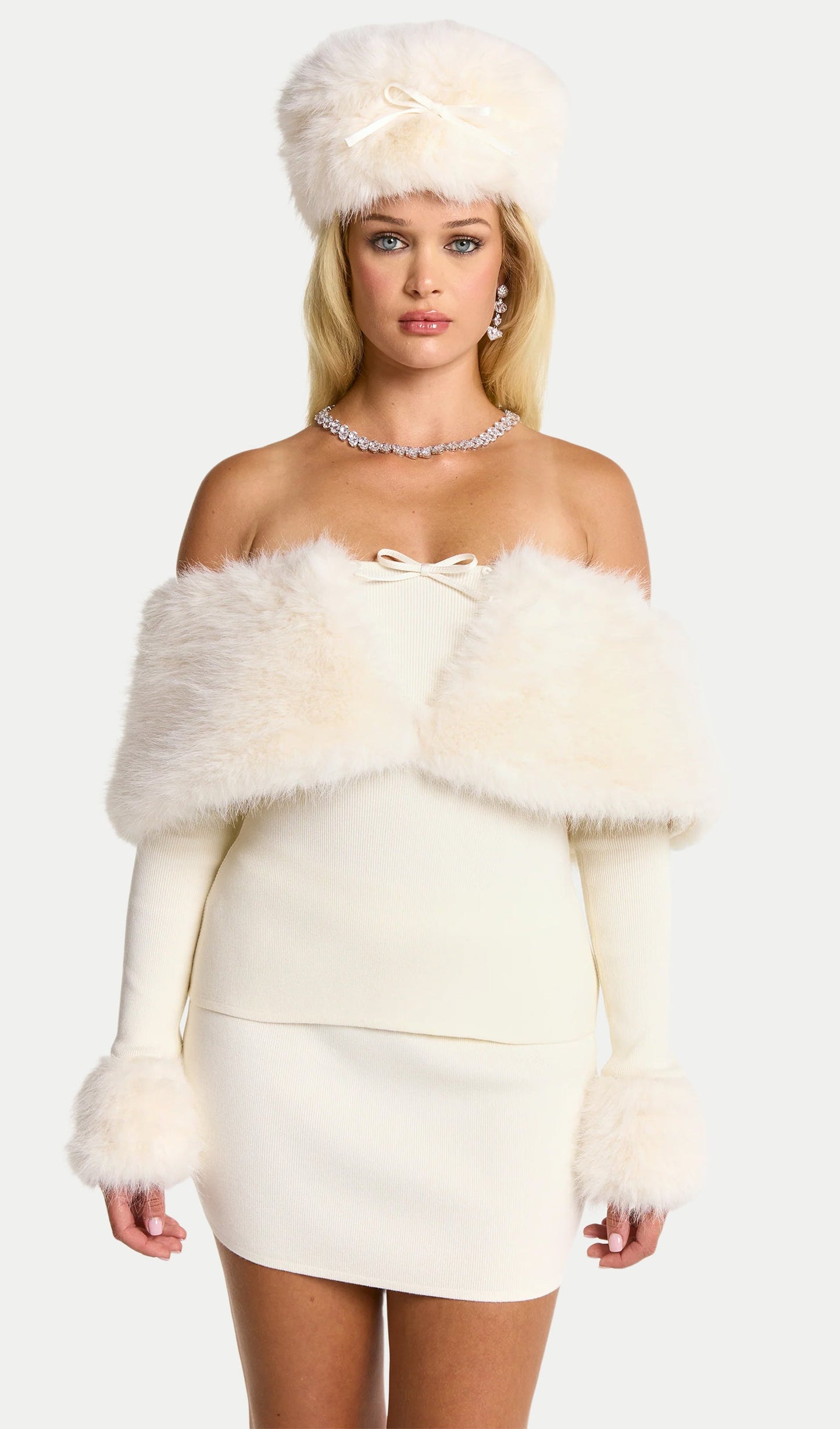 Clarissa Off Shoulder Top & Mini Skirt Set