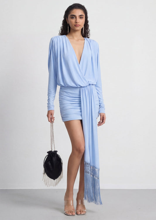 Dalia Draped Mini Dress