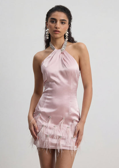 Elliatt Fringe Trimmed Mini Dress