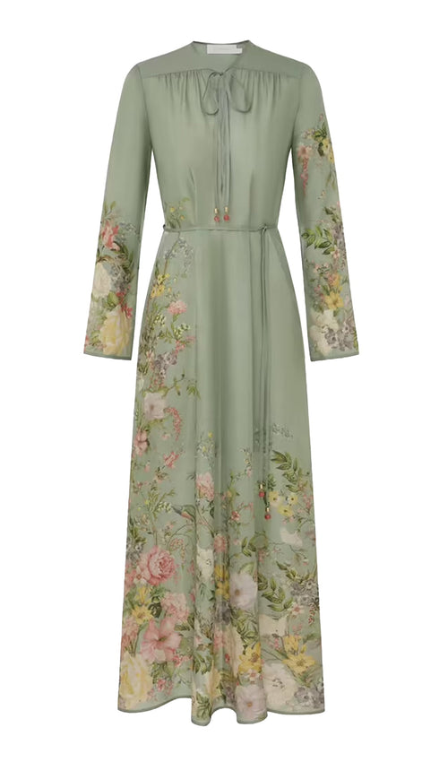Floral Print Maxi Dress