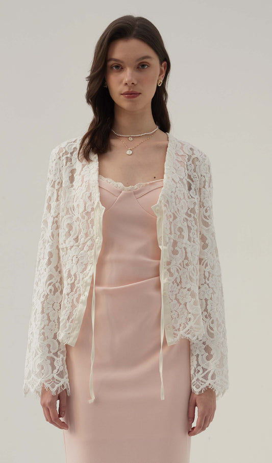 Hollow Out Lace Top