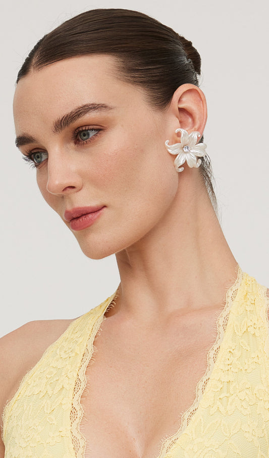 Iris Petal Earrings