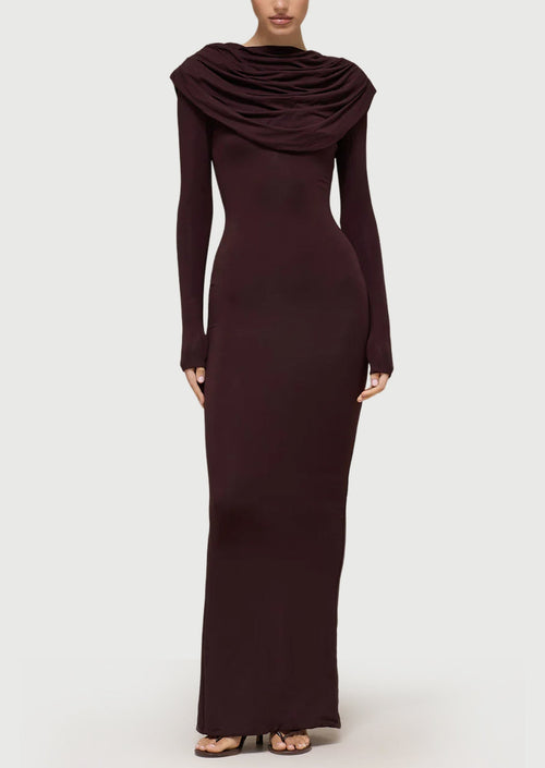Layali Rose Jersey Maxi Dress
