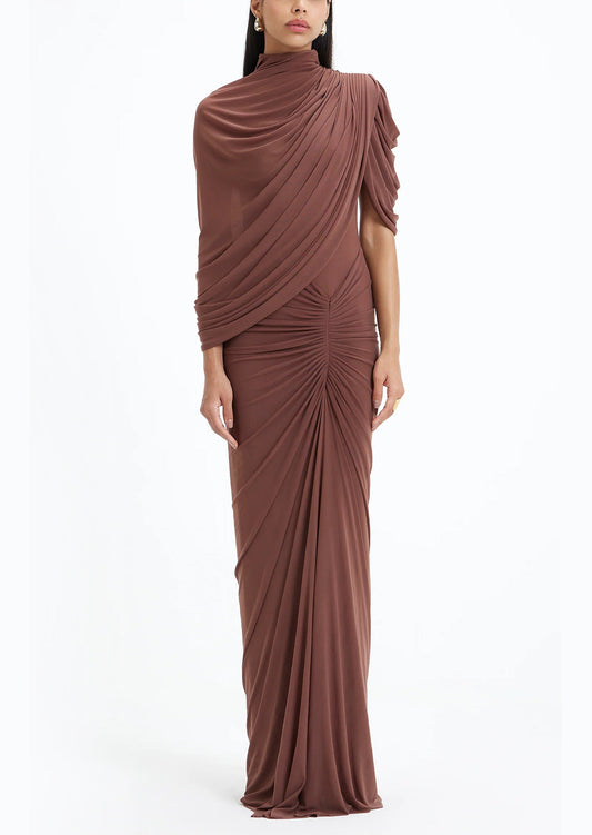 Layali Rose Long Sleeve Maxi Dress