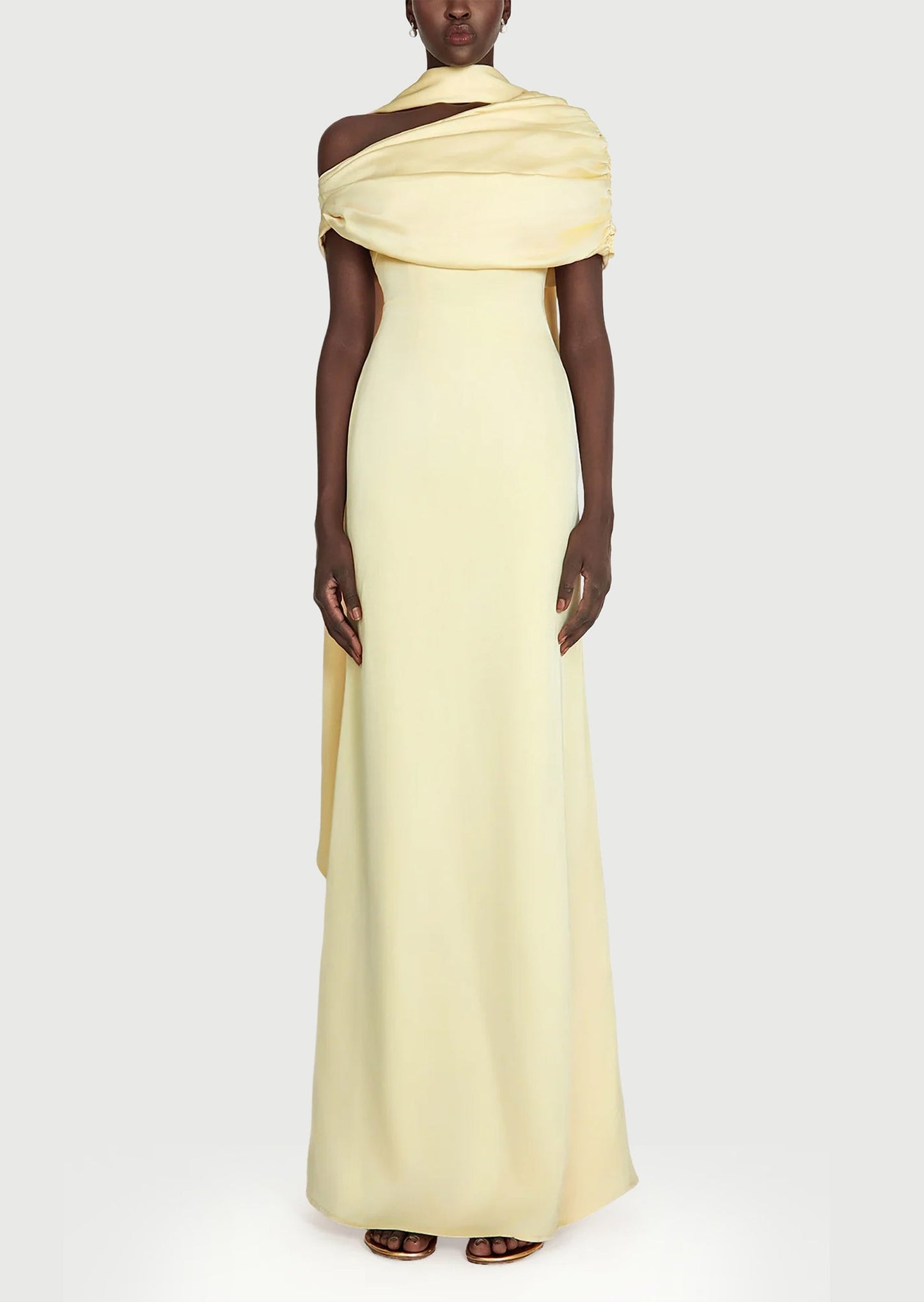 Layali Rose Maxi Dress Matching Scarf