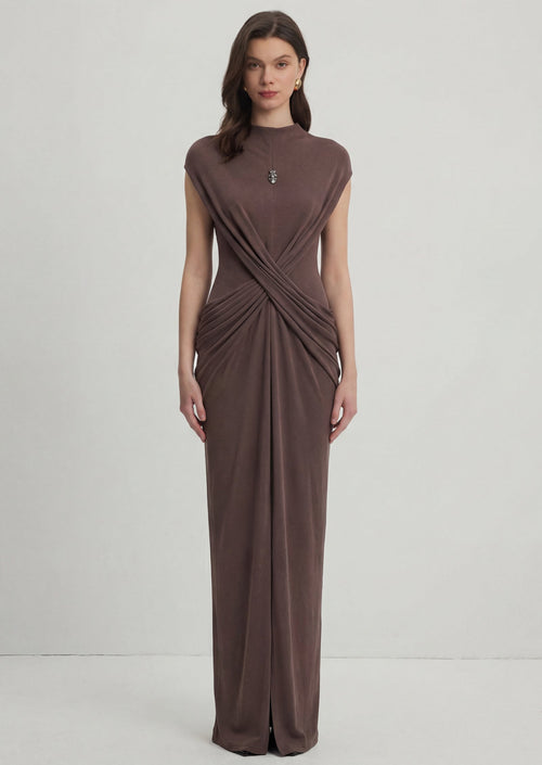 Myla Cross Over Maxi Dress