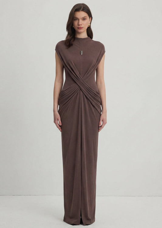 Myla Cross Over Maxi Dress