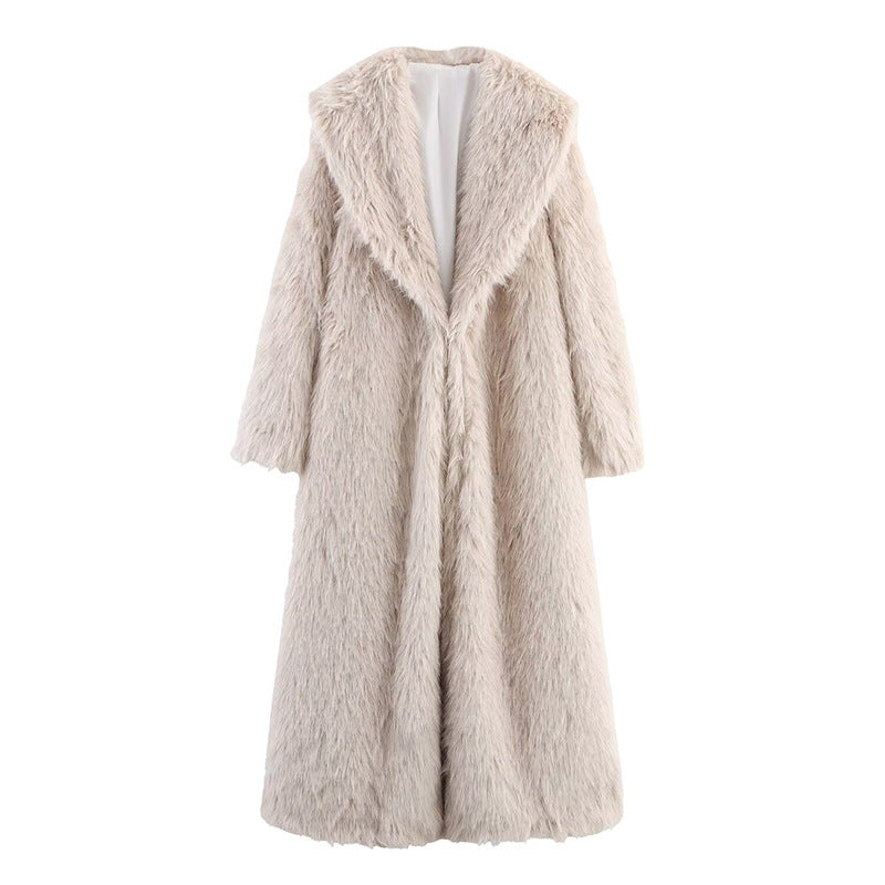 Faux Fur Maxi Coat