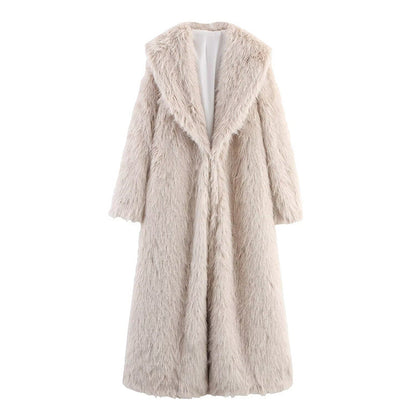 Faux Fur Maxi Coat