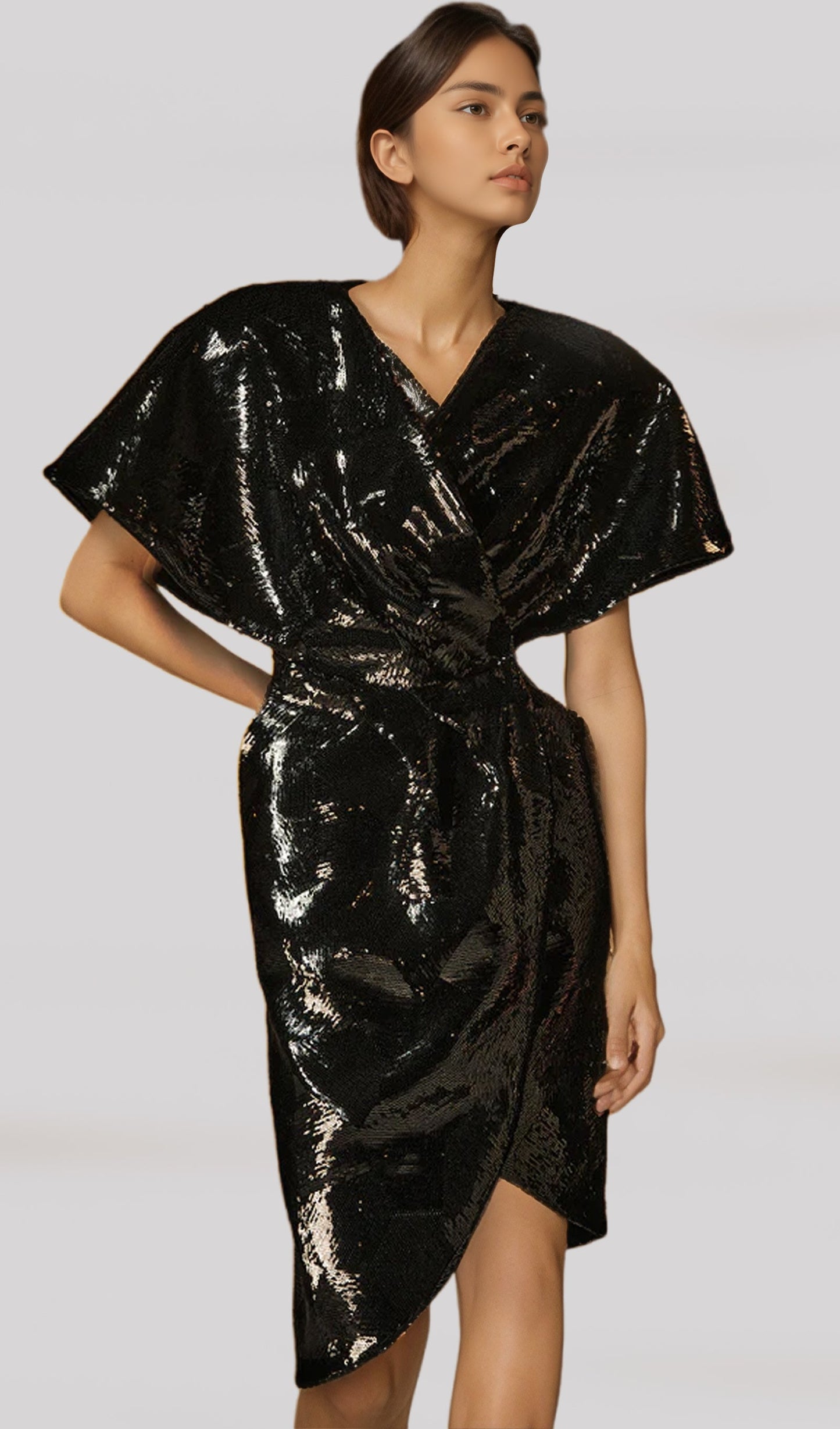 Sequin Midi Dress