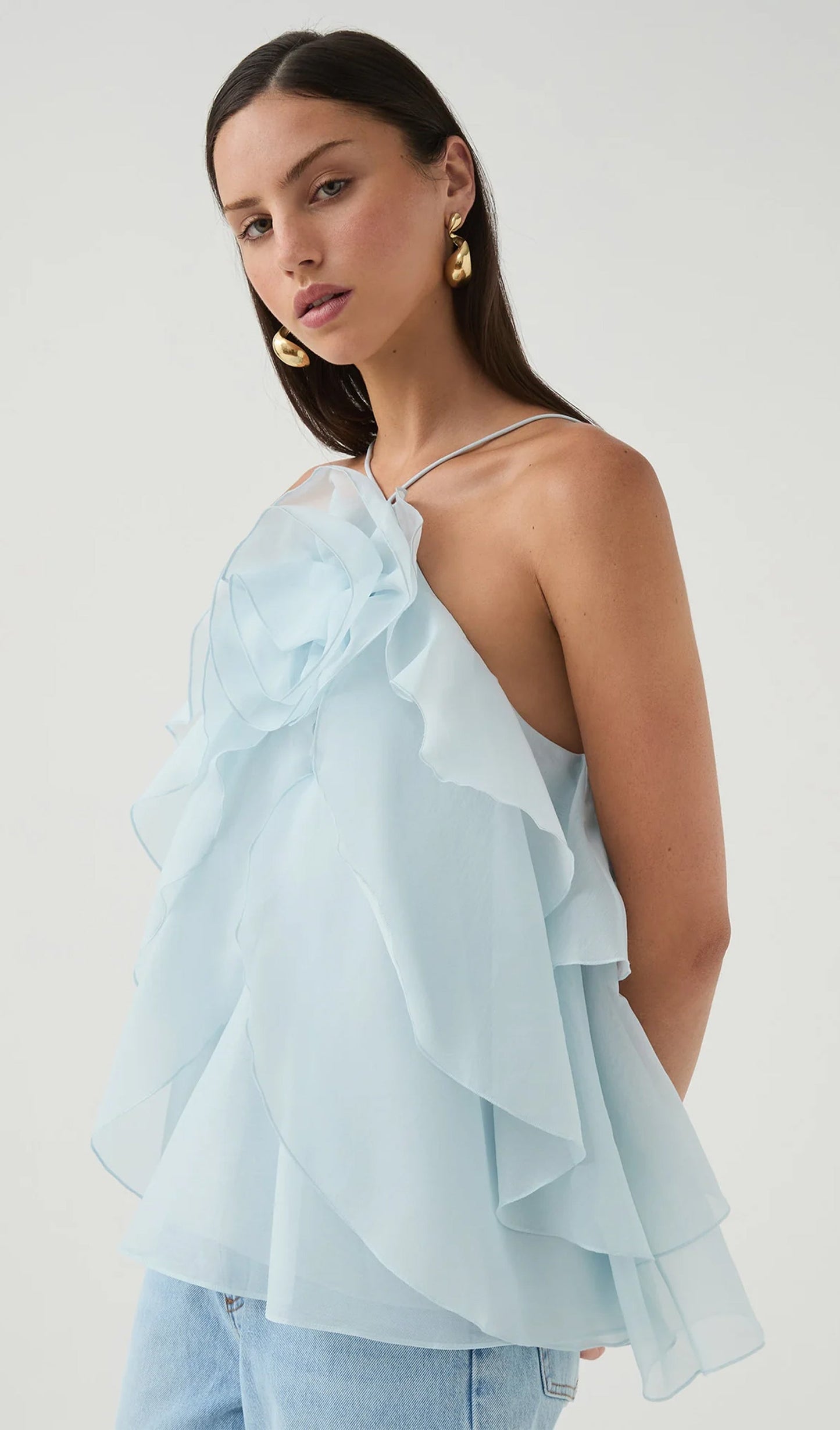 Sleeveless Layered Top