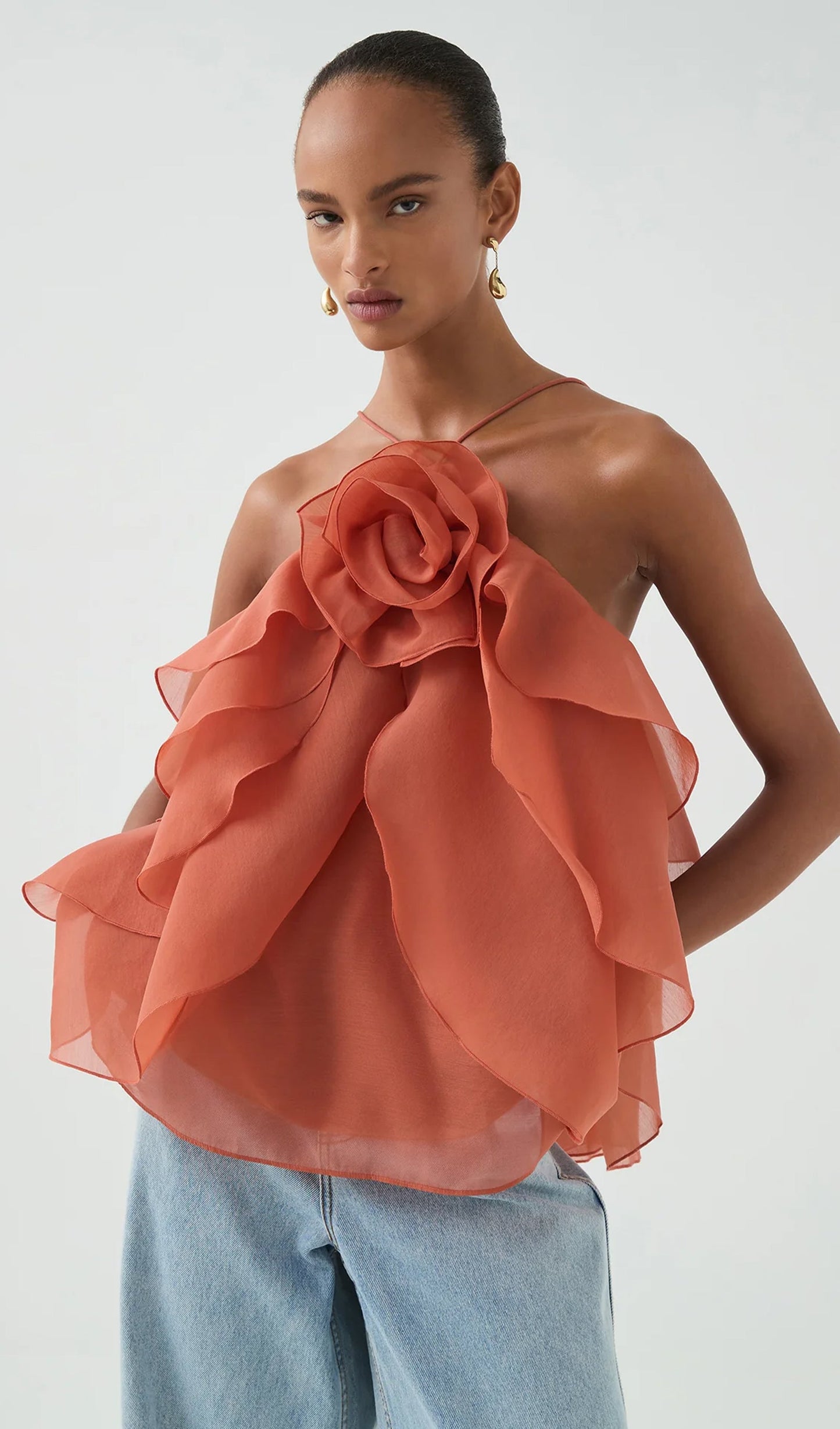 Sleeveless Layered Top