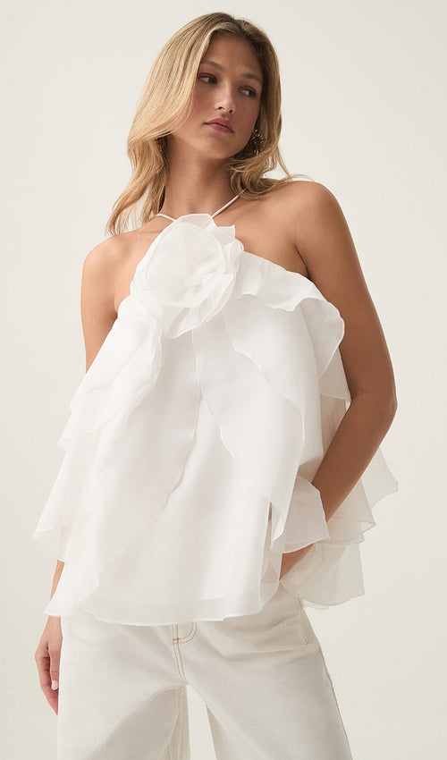 Sleeveless Layered Top