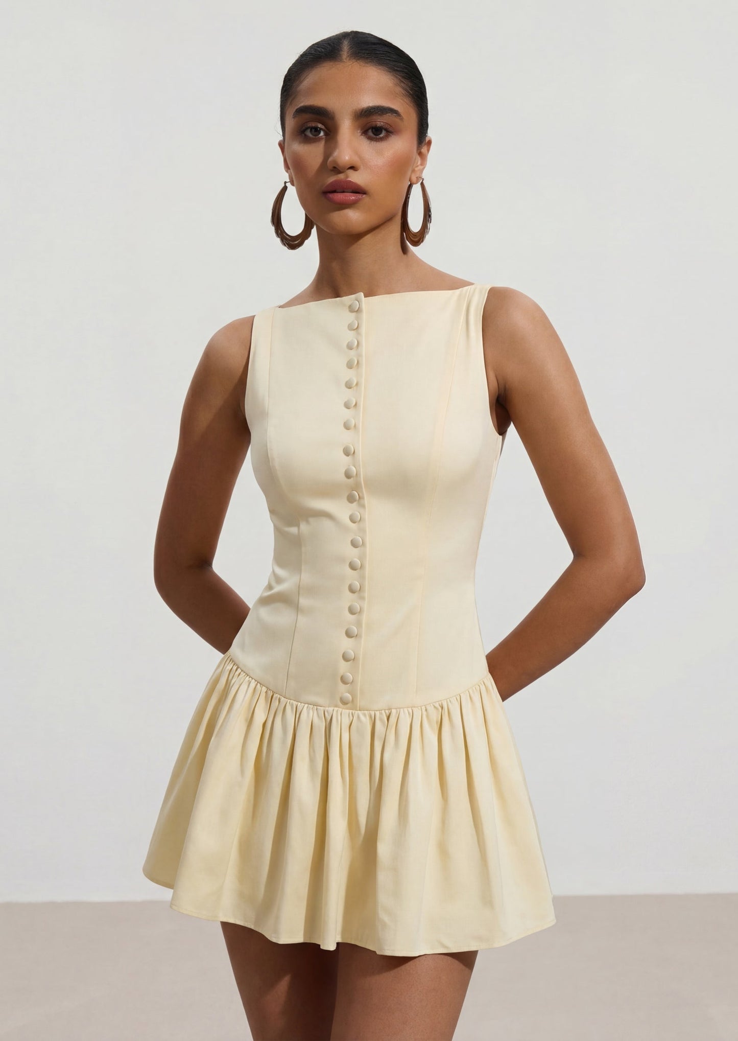 Sleeveelss A-Line Mini Dress